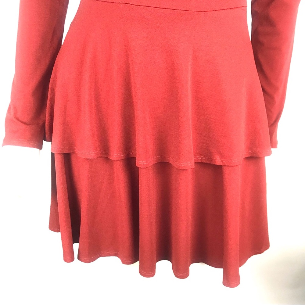 LulaRoe Small Layered Tiered Flowy Mini Dress - Picture 2 of 5